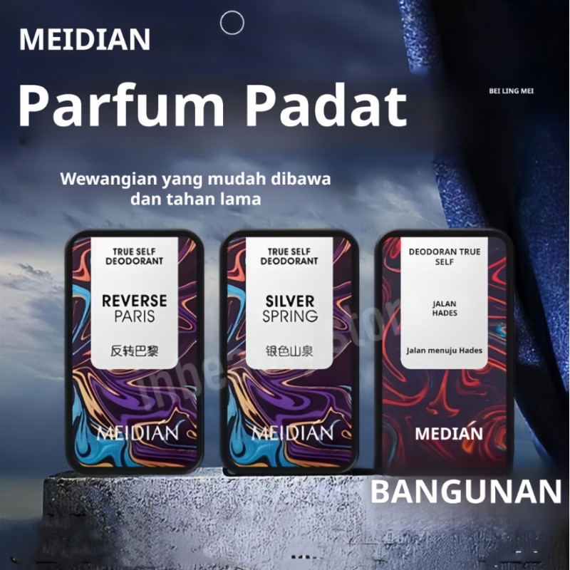 COD+Kirim Dalam 24 Jam [1set(3 aroma)] Balsem Padat Glamour Pria/Meidian Balsem Padat 3 Potong Set D