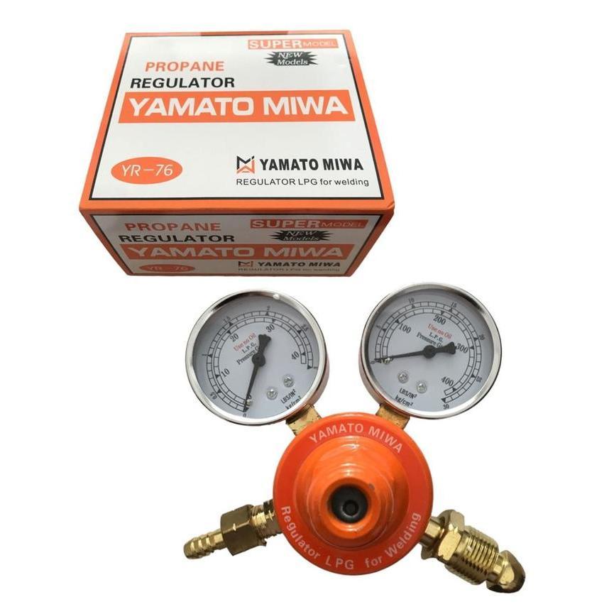 Regulator Las Yamato Oxygen Oksigen Oxy / Acetylene/ LPG (Propane) - LPG