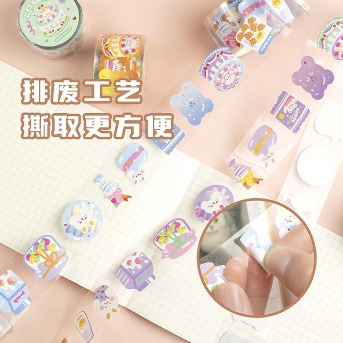 1 Rol Washi Tape Gulungan Kue Birthday Cake Sticker Stiker Masking 08 Crafty Charm