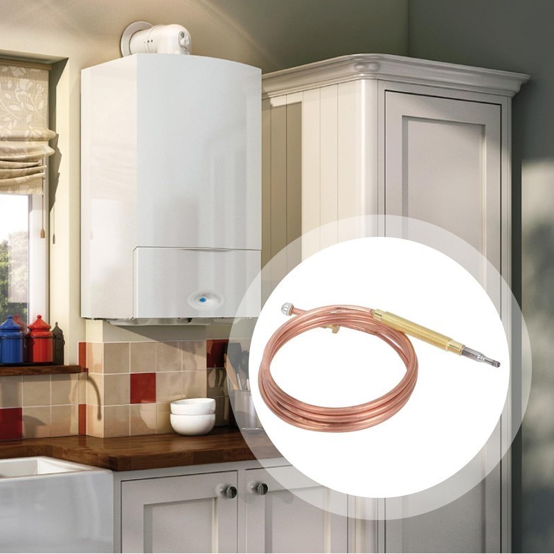 Thermocouple Kompor Gas Universal Sensor Suhu Pemantik Otomatis Tembaga Tahan Panas Berbagai Ukuran