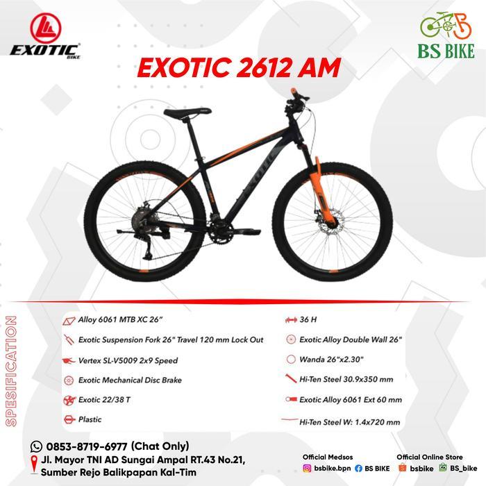 Sepeda MTB Exotic 2612 AM