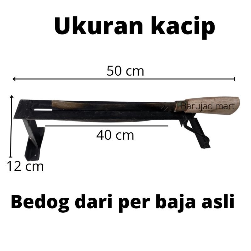 Kacip alat pencacah rumput pakan ternak potong manual rumput