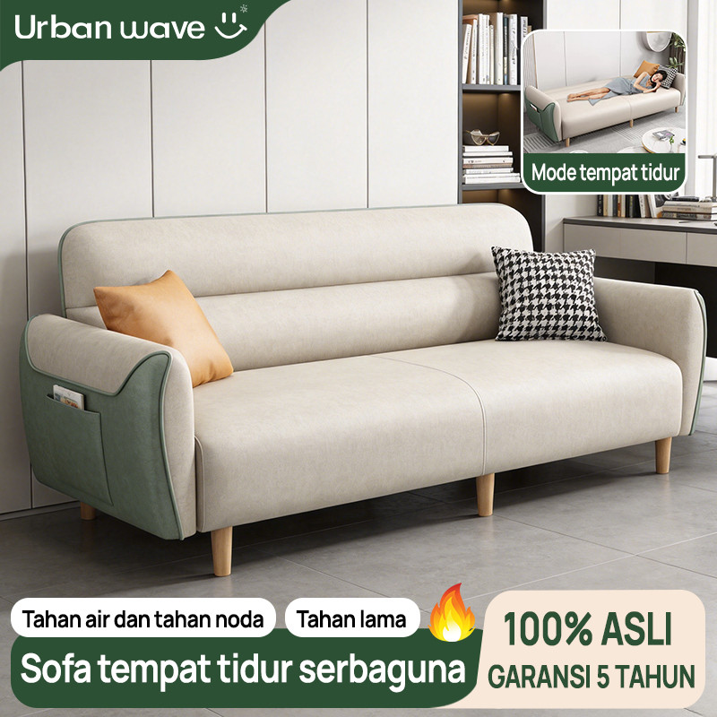 Urban Wave Sofa tempat tidur kamar tidur sofa kecil untuk kamar permukaan lembut sofabed