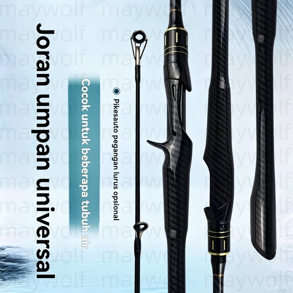 Joran UL carbon 1.8M/2.1M lentur 3-6Lbs carbon padat/Joran ultralight UL  3-6lb fiber kuat max 5kg u