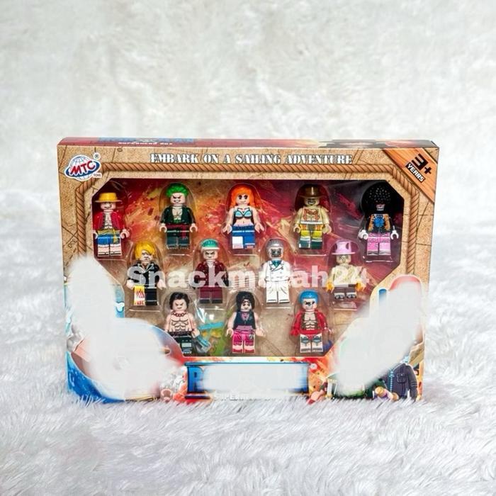 PROMO ￼1 Set Mainan Bricks Roboman Ninja Super Hero Box Bajak Laut Figure Set dengan Weapons Peralat