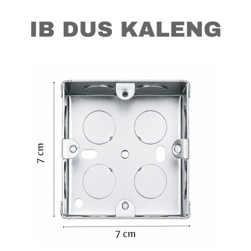 IB Dus Kaleng Nichi / Inbow Dus / In-bow Doos Besi Kotak / Mangkok Saklar Stopkontak Metal