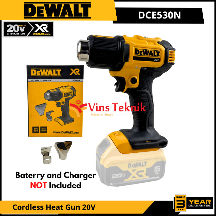 DEWALT DCE530N Mesin Pemanas Hot Gun Heat Gun Cordless DCE530