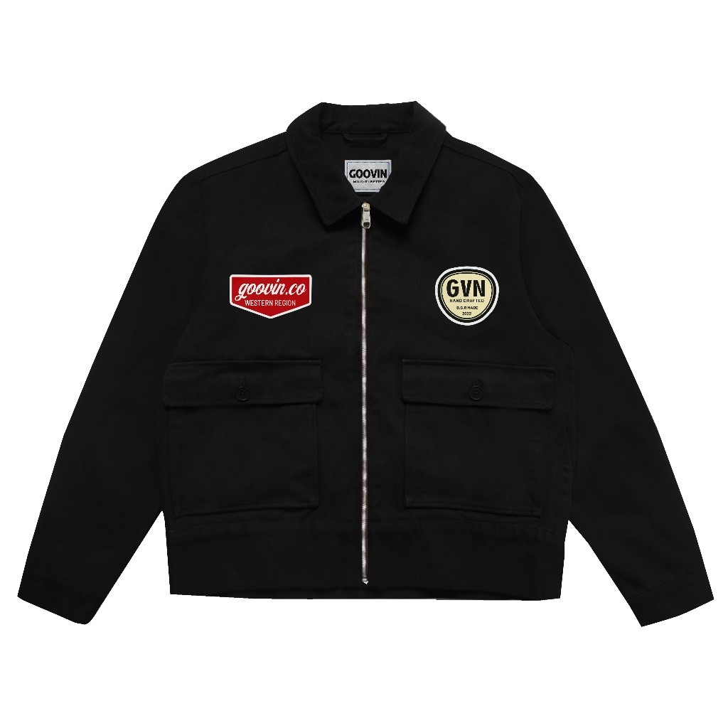 Goovin Work Jacket Boxy Fit  Genuine Art Boxy Work Jacket