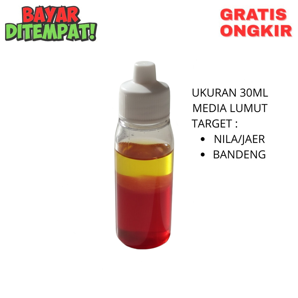 Umpan ikan Nila Mujaer Bandeng Essen Essence Esen Oplosan Media lumut ukuran 30ml GSB-EM30