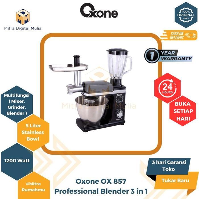 Oxone OX 857 All in 1 Professonal Blender 3 in 1 Stainless - OXN91-OX-857