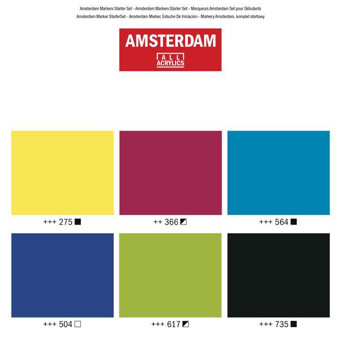 AMSTERDAM ACRYLIC MARKER SET - Intro