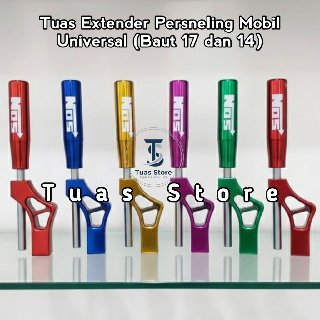 Tongkat persneling extender /shift knob/tuas gigik/gear knob/variasi mobil drat 17&14,bisa diatur ti