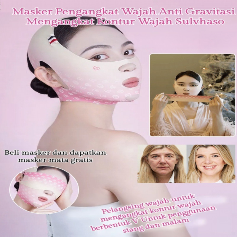 Masker Wajah Pengencang dan Pengangkat Baru/V Face Facial Slimming Bandage Mask/Face Sculpting Nasal