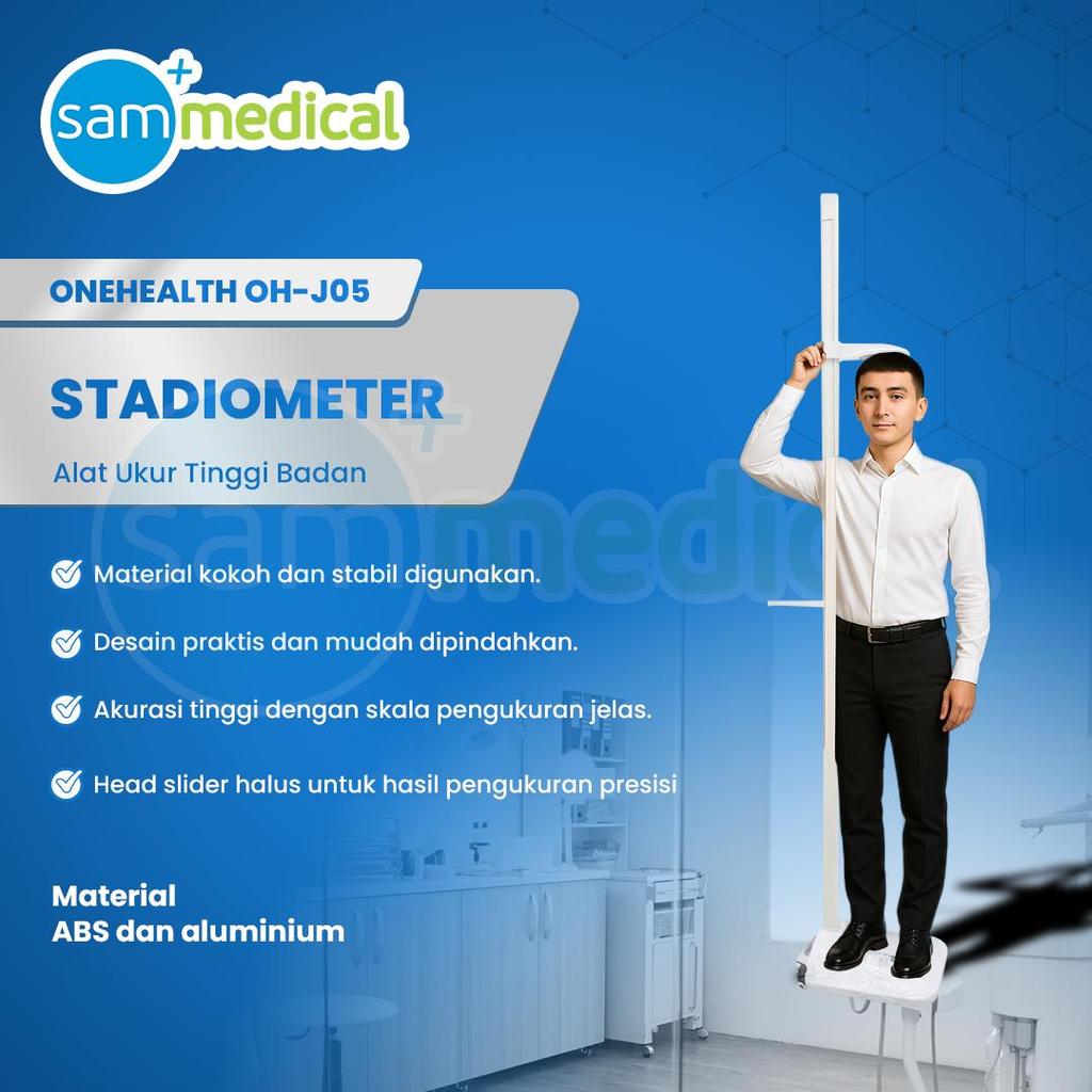 One Health Stadiometer OHJ05 / Alat Pengukur Tinggi Badan Dewasa dan Anak / Alat Pengukur Tinggi Bad