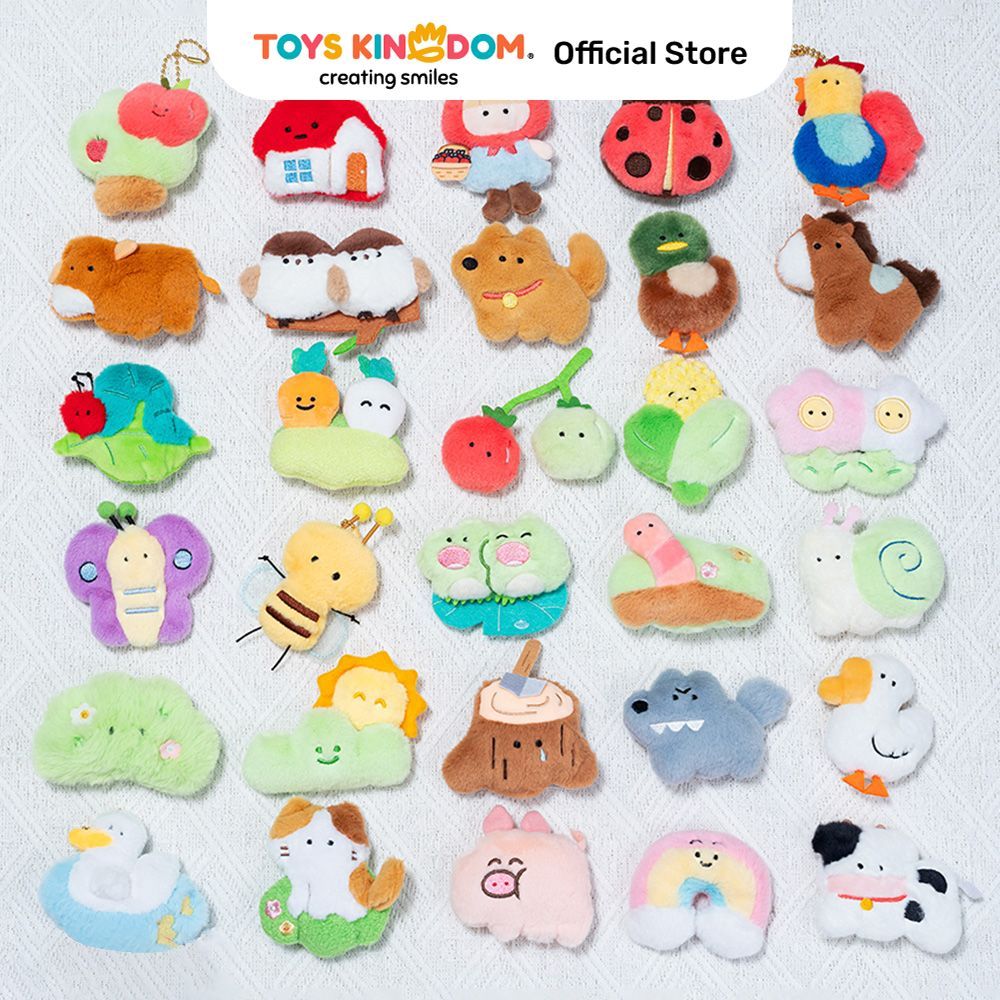 Toys Kingdom Kiddy Fun Magnet Kulkas Carrot Lucky Draw Animal Farm Random Hiasan Magnet Tempel Lucu 