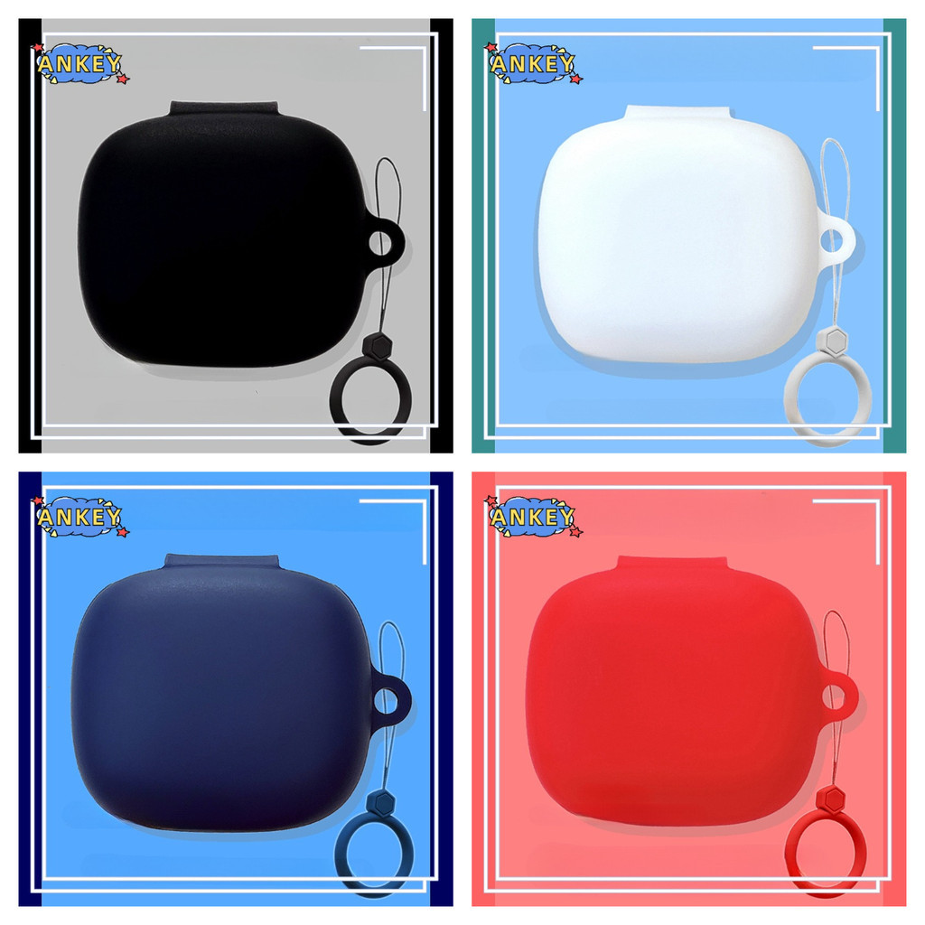 Case for JBL Live Pro 2 TWS Protective Cover Ring Anti-fall Soft Silicone Wireless Bluetooth Earbuds