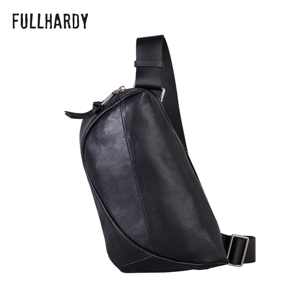 Fullhardy Kuro Crossbody Bag Tas Selampang Kulit Asli Premium