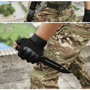 TicTac|| Dummy Knive Tactical Pisau Thermo Plastic Rubber M9 Realistis 1:1 CSGO