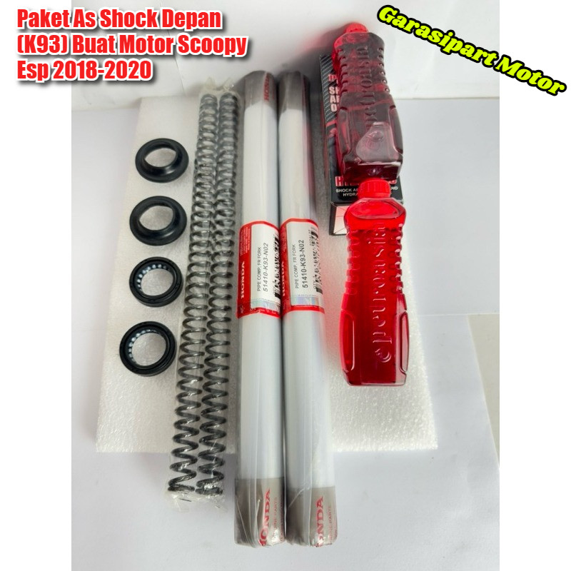 PROMO Paket As Shock Depan (K93) Buat Motor Scoopy Esp 2018-2020