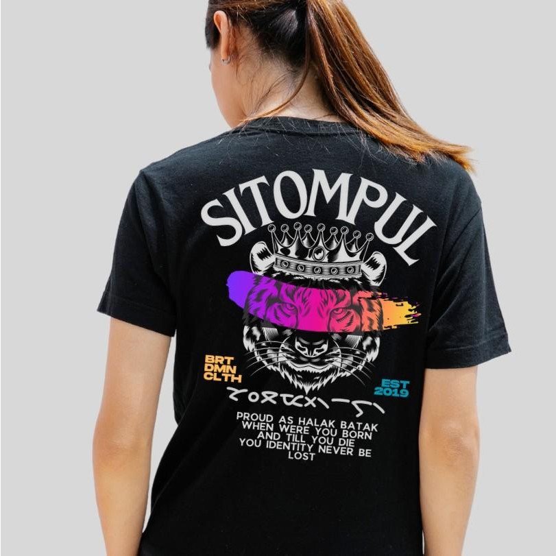 Kaos Batak Marga SITOMPUL Tshirt Cotton