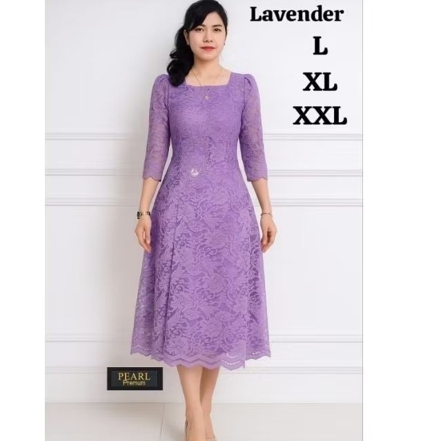 FN Dress Amena Renda PAYET/BAJU KEBAYA PESTA TERBARU