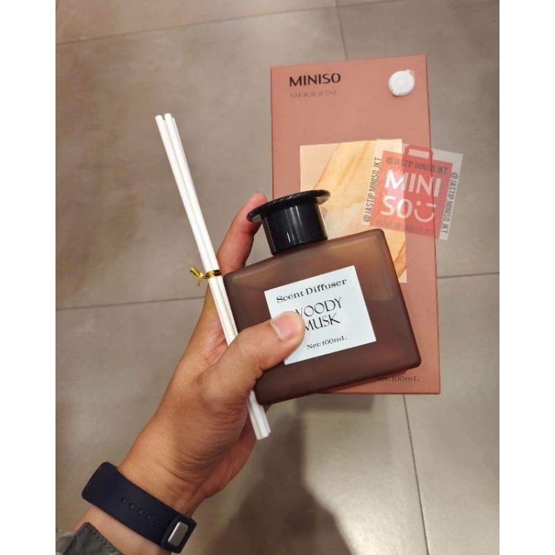 Josun|| MINISO Scent Diffuser WOODY & MUSK (100ml) Exp.2028
