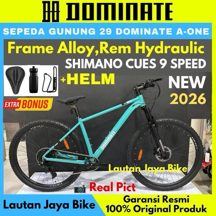 Sepeda Gunung MTB 29 Dominate A-One Terbaru - Blue size L