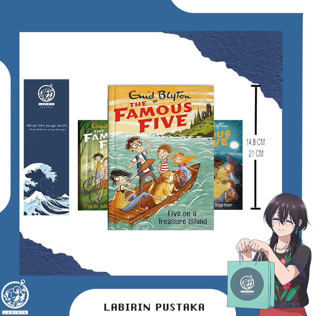The Famous Five (21 Book Series) by Enid Blyton - English - (Book Set)