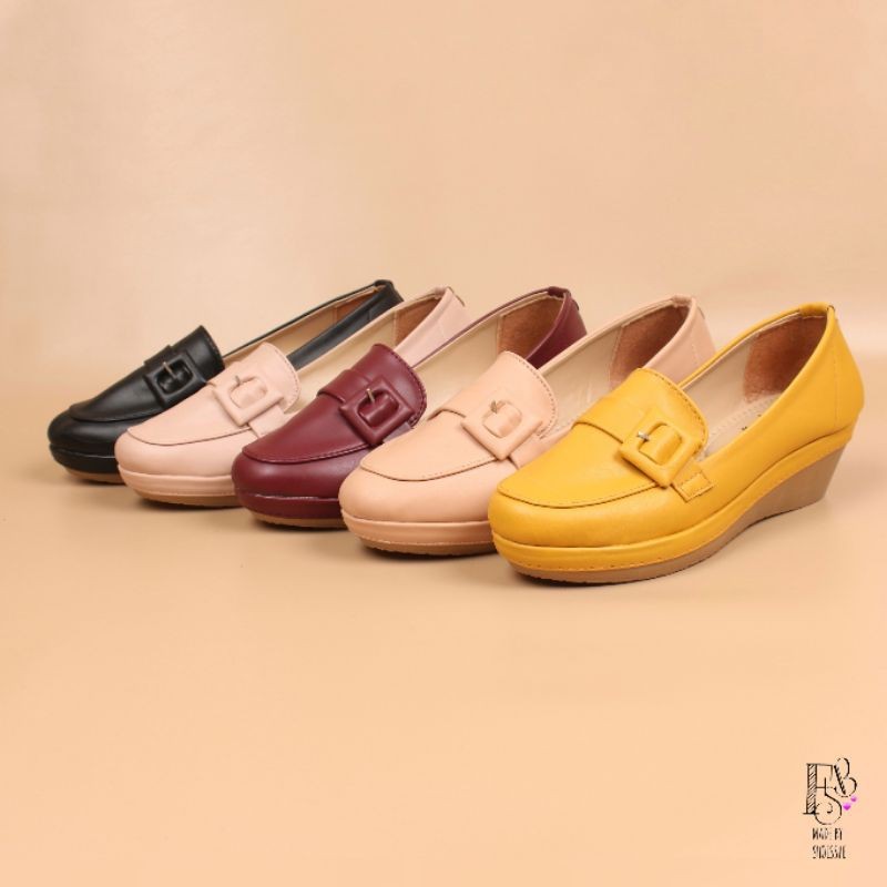FURIBOMBA Fsb - Rista Sepatu Wedges Wanita Sintetis 5cm