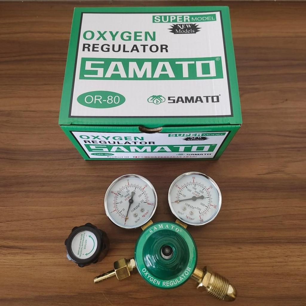 TSR - Regulator Oksigen Las Tabung SAMATO O2 O2 Welding Regulator O2