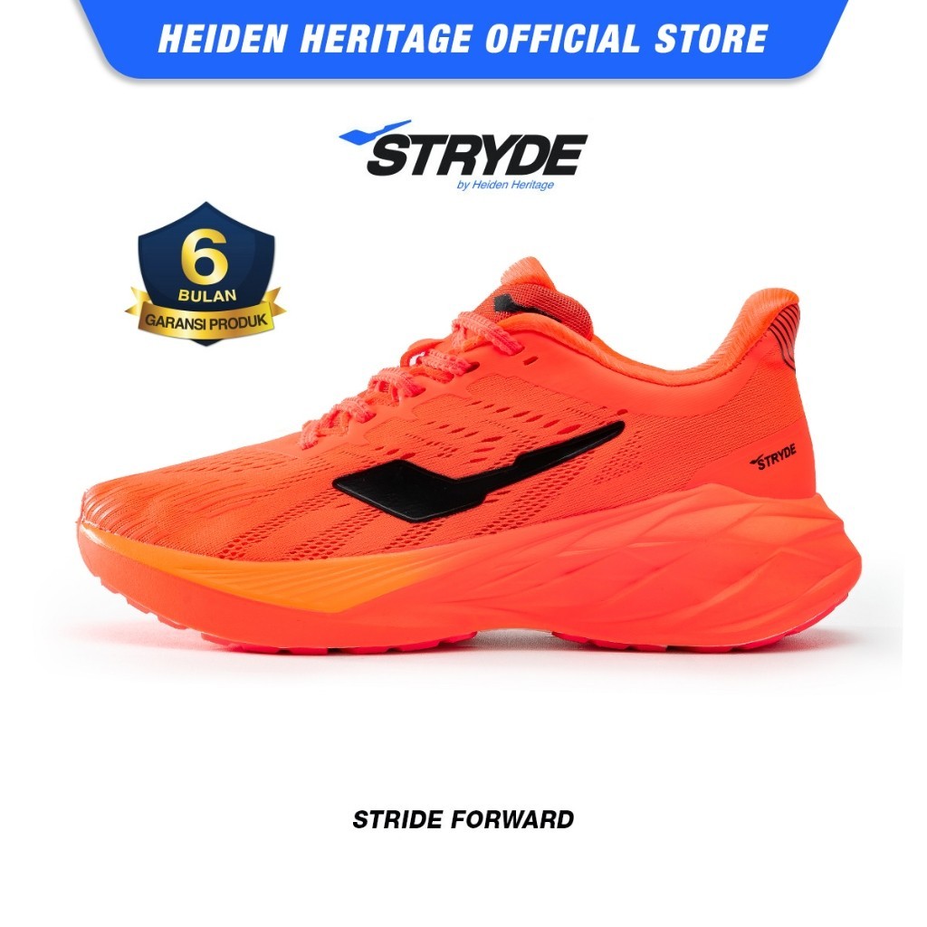 HEIDEN HERITAGE [HRTG] - STRYDE RAVEN - BURNING SUN - Sepatu Running Olahraga Sport Casual Style Lar