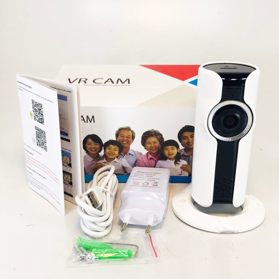 Bermain|| VR CAM 180 Panoramic Camera wifi - camera cctv ip 1080p