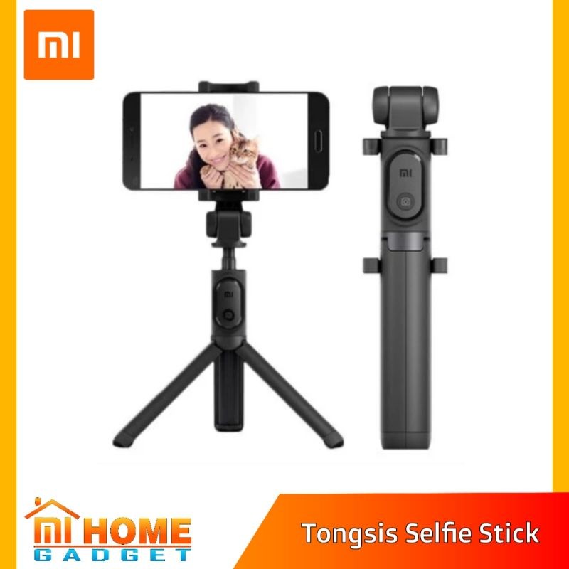 (Gajah_Duduk) MI TONGSIS SELFIE STICK - Tongsis Wireles tripod