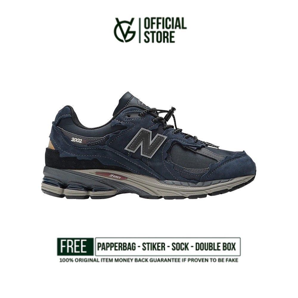 Sepatu Sneakers New Balance 2002r Protection Pack Eclipse Magnet Navy Blue M2002R Original Authentic