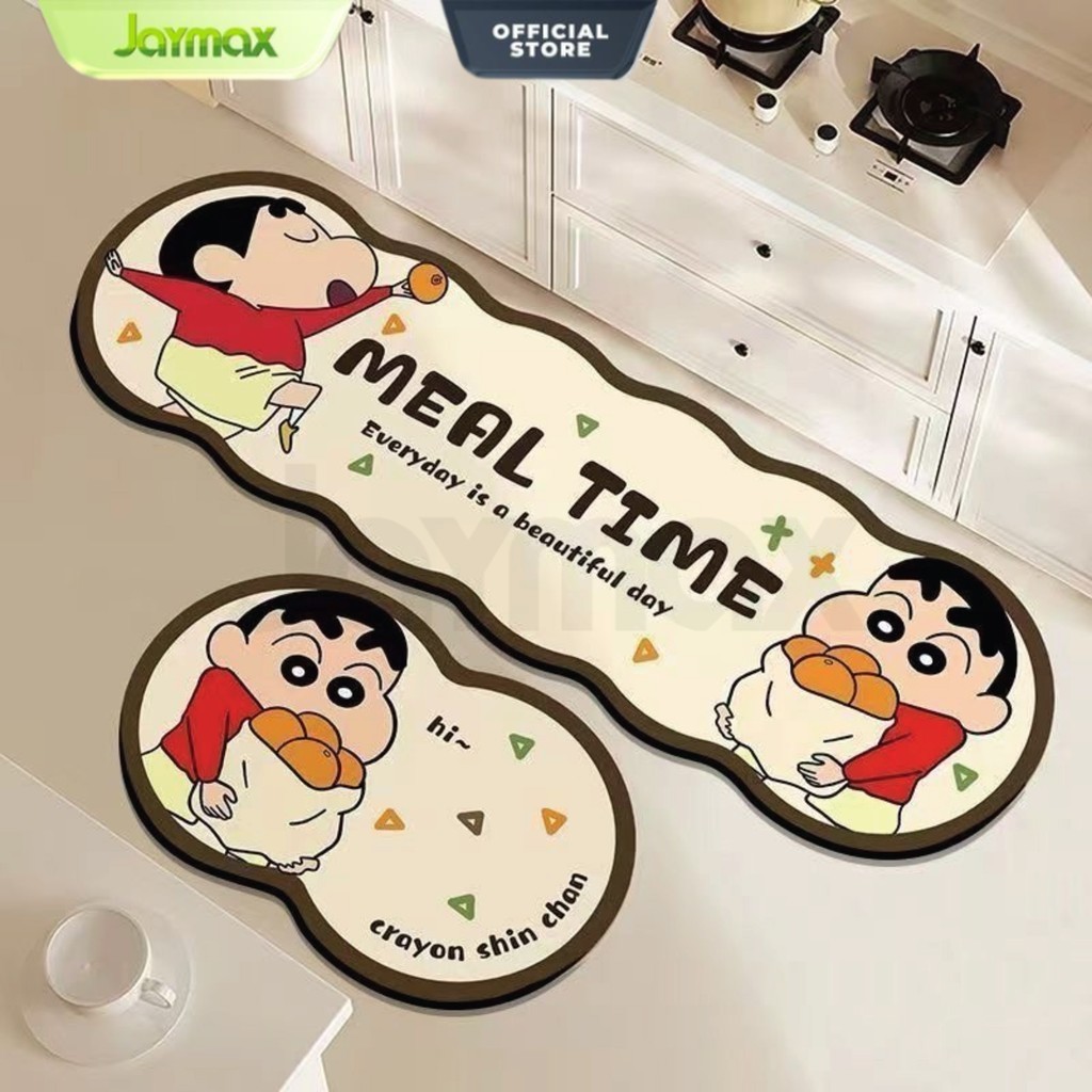 MR MAT Keset Dapur Diatomite Original 2in1 Anti Slip Kitchen Floor Mat Set 40x60cm & 40x120cm