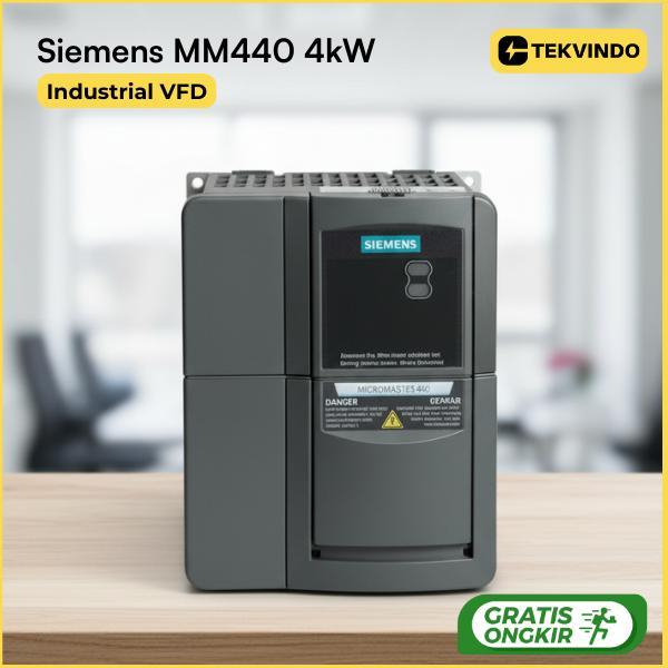 Inverter Siemens Micromaster 440 6SE6440-2UD24-0BA1 4kW 380V 3Phase VFD Pengatur Kecepatan Motor Ind