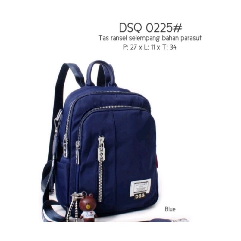 TRISANSHOP Tas ransel wanita DSQ original import Korea terbaru