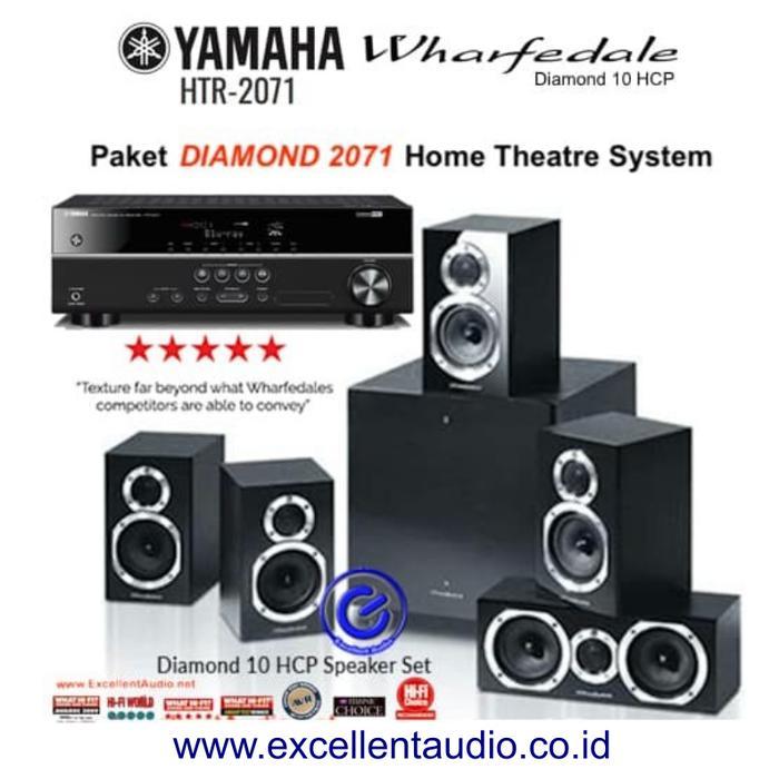 PROMO BIG SALE Paket Yamaha Wharfedale Diamond 2071 home theatre bioskop rumah Q