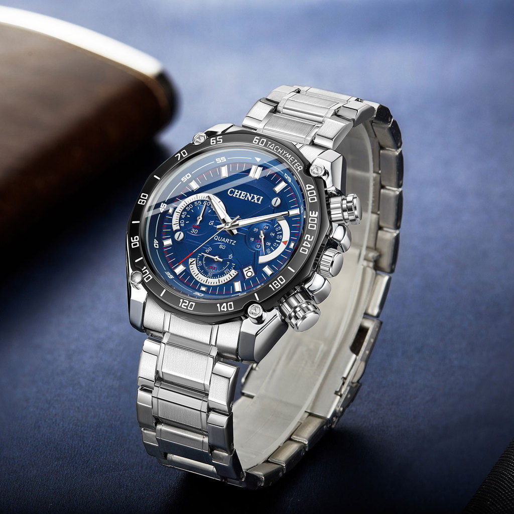 Jam Tangan otomatis CHENXI 00929A pria dewasa cowok terbaru kekinian anti air kasual olahraga analog