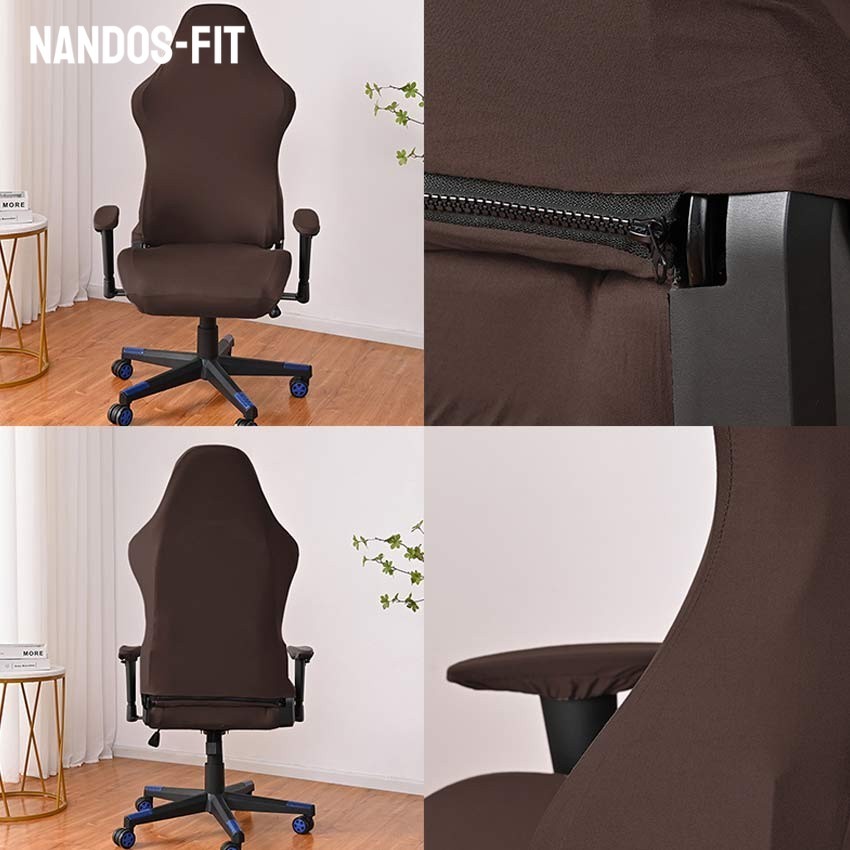 NANDOS-FIT Sarung Kursi Gaming Universal / Gaming Chair Cover Modis / Sarung Kursi Kantor Sutra Susu