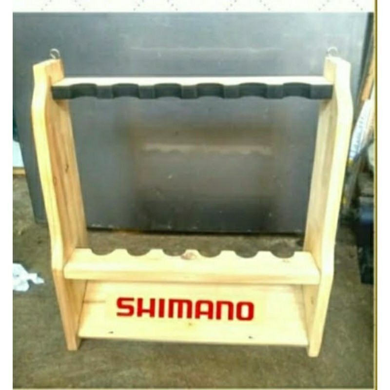 Rak Joran Pancing Portabel/ Tempat Joran Pancing Dinding MK33