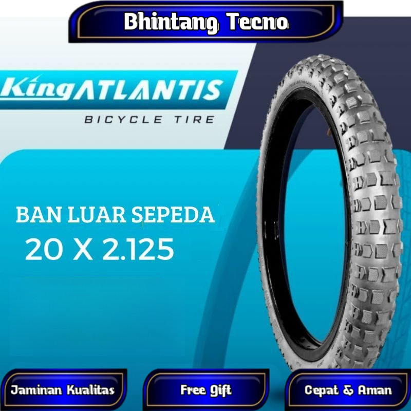 Ban Luar Sepeda Anak MTB BMX Lipat Uk.20 x 2.125 Inch Atlantis By Kingland