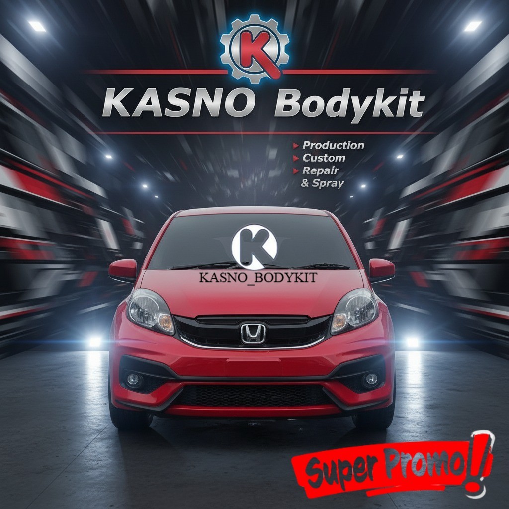 BEMPER BELAKANG BRIO GK5 & SIDEKIRT BRIO RS 2012-2017