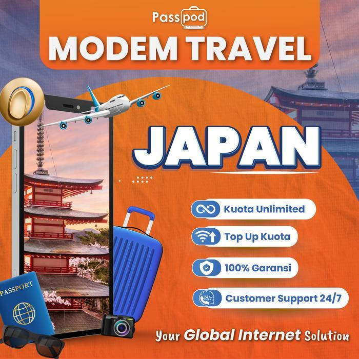 PIXELPUFF Modem Wifi Travel Jepang UNLIMITED - Japan