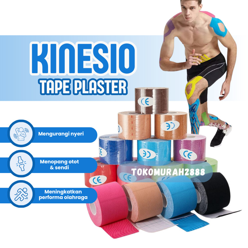 Kinesio Tape  Tape Sport Premium Tapping Olahraga Futsal Sepakbola
