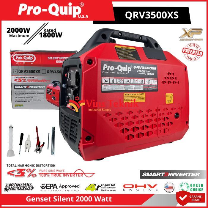 ProQuip QRV3500XS Mesin Genset Silent Genset Bensin Generator Genset Portable 2000Watt QRV 3500 QRV3