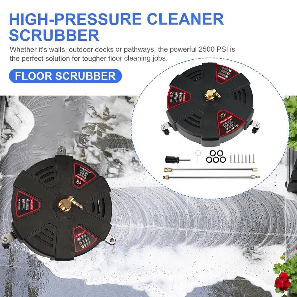 13'' Pressure Washer Surface Cleaner Flat Surface Cleaning Heavy Duty Floor Power Washer for Terrace