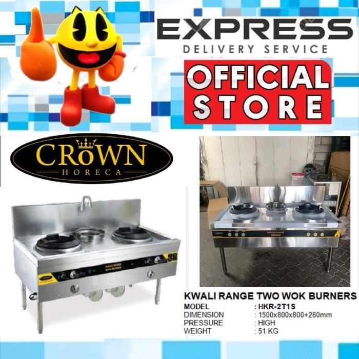 MEGA SALE Crown Kwali Range High Pressure HKR 2T1S - 2 tungku dan 1 Soup Ring - Hkr2t1s - Crown Hore