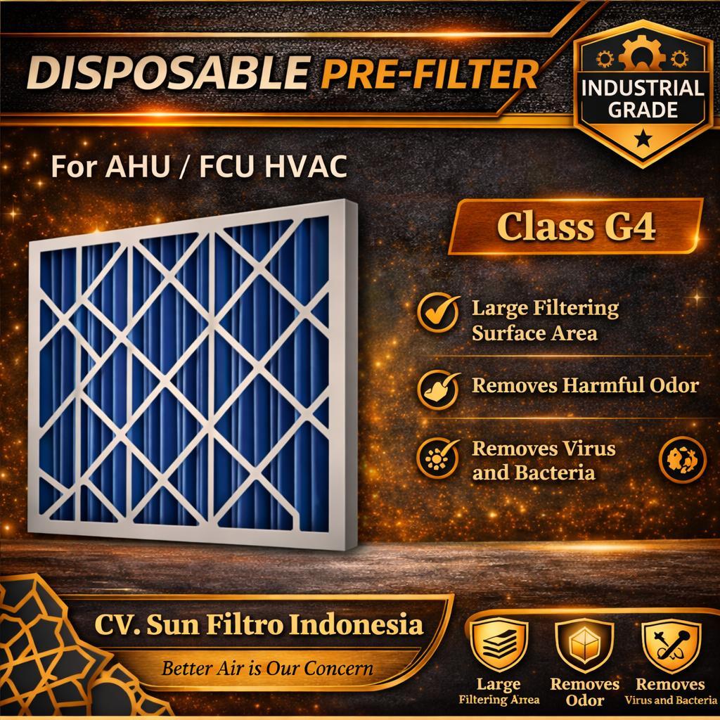 Disposable Pre Filter AHU Frame Craft Board - |MASTER FILTER|