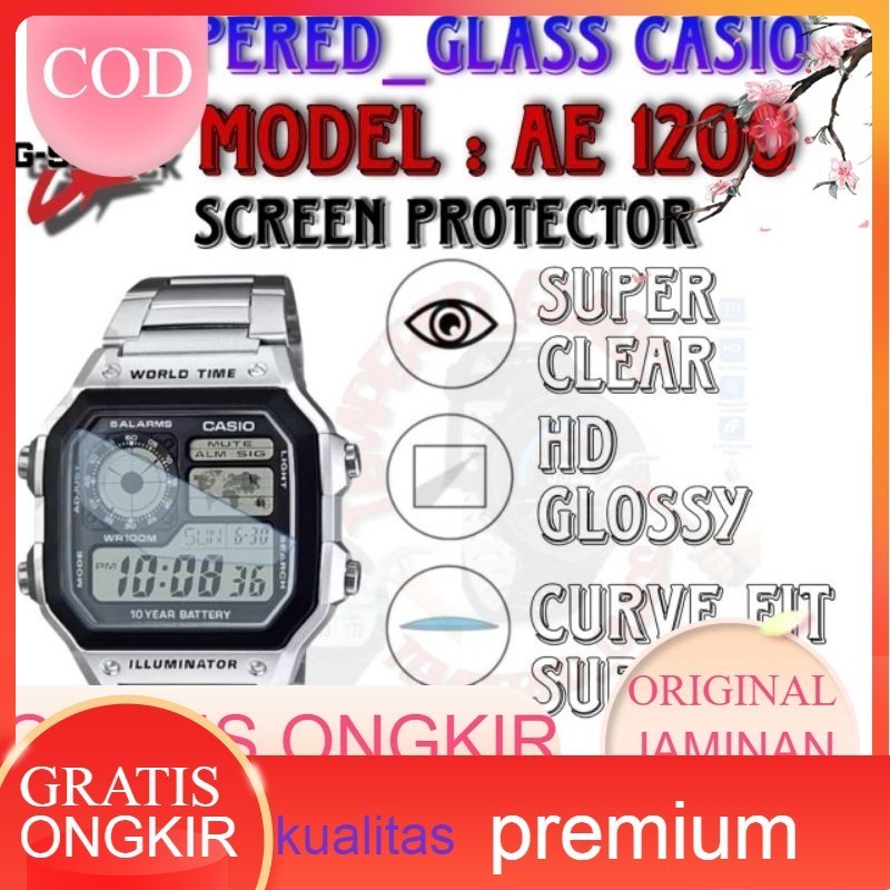 Antigores Hydrogel Khusus untuk Casio AE 1200 / AE 1200W series